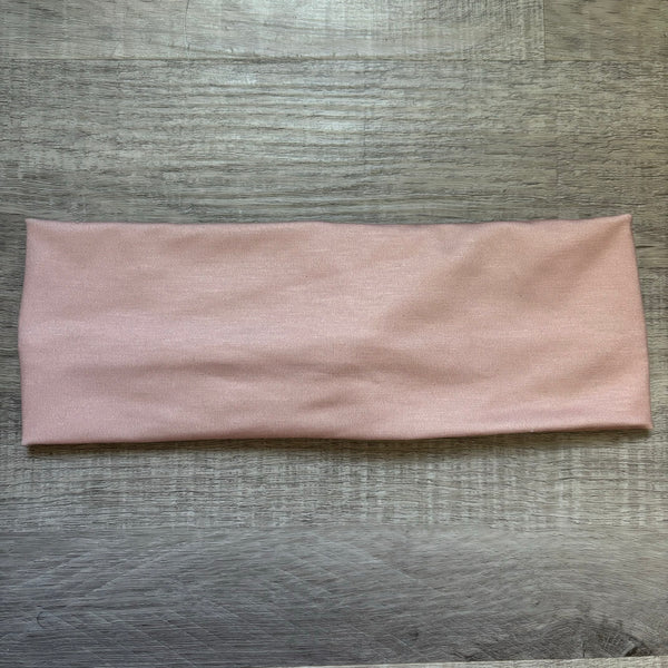 neutral pink solid twist