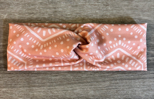 peachy boho twist